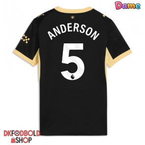 Manchester City Elliot Anderson #5 Udebanetrøje Dame 2026-27 Kort ærmer Manchester City Elliot Anderson #5 Udebanetrøje Dame 2026-27 Kort ærmer